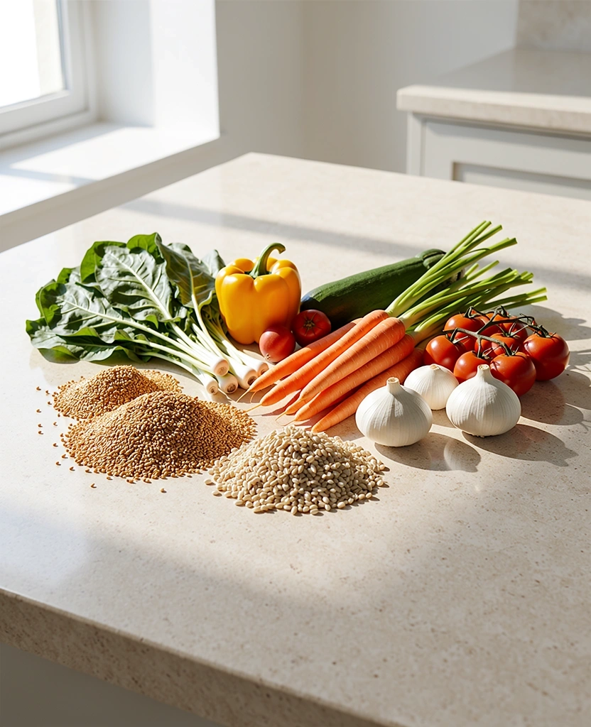 Ingredienti freschi e naturali